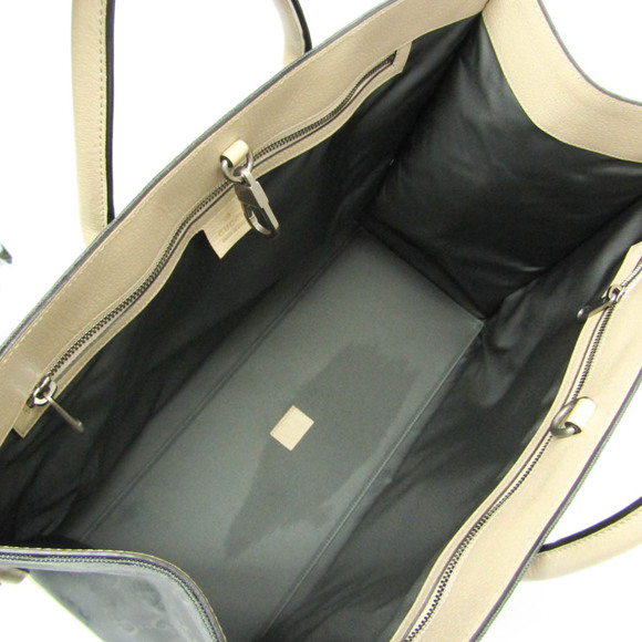 GUCCI White Leather Shoulder Bag - Picture 3 of 16